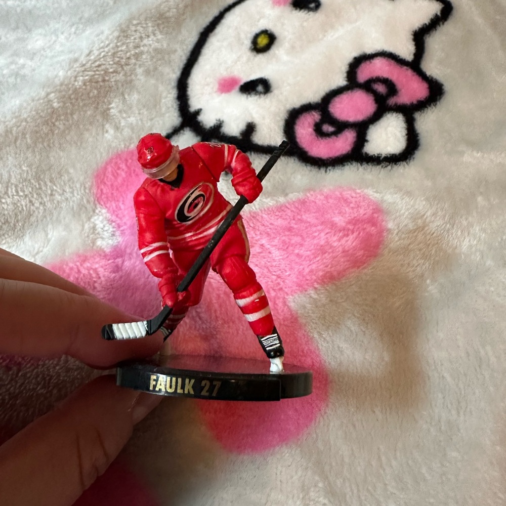 NHL Justin Faulk Carolina Hurricanes #27 mini figurine collectible